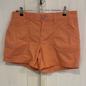 Supplies: Casual Women's casual Shorts with pockets, Coral size 12